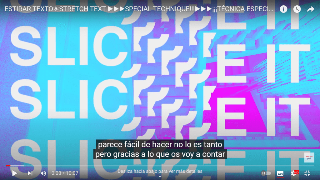 Kinetic typography. Tutorial